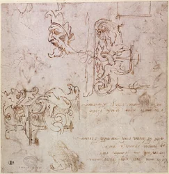 Roughly Sketched Designs for Furniture and Decorations